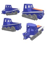 db014 Talus Beach Tractor model kit, 1/76, 1/72, OO, 1/48, 28mm, 15mm, 1/50,