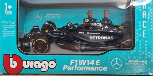 Bburago f1 mercedes - 1:43, w14