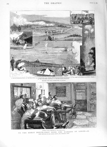 Original old antique - old, print
