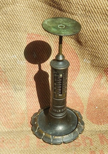Antique candlestick spring - antique,