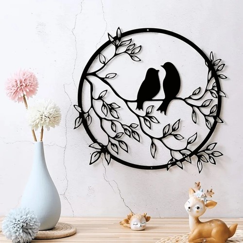 Metal bird tree - bird,