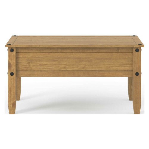 Waxed pine coffee table corona - coffee,
