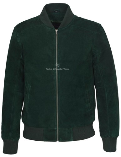 Men green suede - men's,