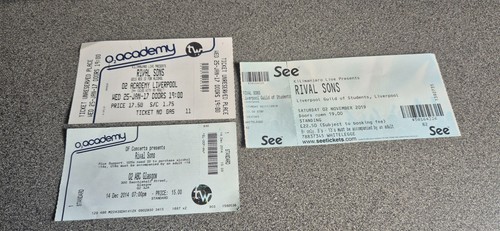 Used tickets rival sons 3 - sons, x