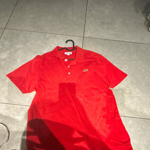 Lacoste men red solid short - solid,
