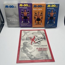 workout VHS lot AB DOer Tape & extreme AB-DOer manual