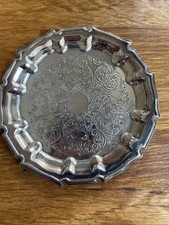 Cavalier round silver plated - round, silver-plated