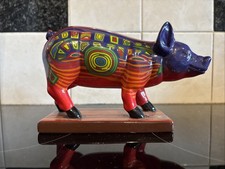Colourful Party Piggies Viennese Delight Parastone Studio Netherlands Pig 11.5cm