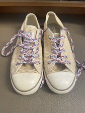 Woman's Converse All Star Dainty Ox, Natural, Excellent Condition Boxed Size UK3