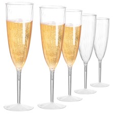 18 PCS Plastic Champagne