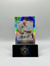 Panini PDC Darts World Cup Trading Card Bob Anderson /75 Auto