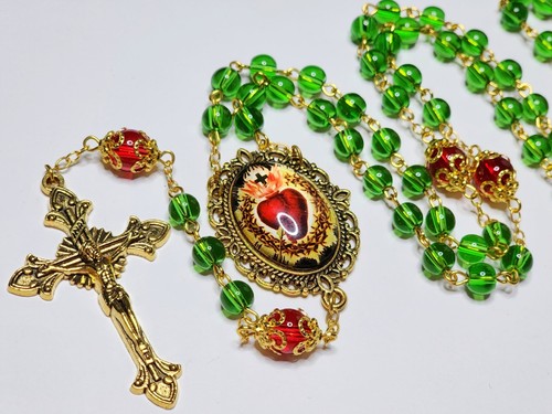 Catholic rosary sacred heart - rosary,