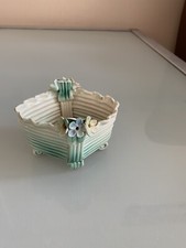 VINTAGE MID CENTURY Foreign 14793/ CERAMIC POTTERY SMALL BASKET