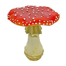 Large garden mushroom - garden, ornament