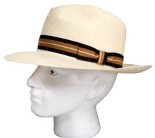 Vintage Genuine Panama Hat By Olney Size 7. 1/2(61) Great condition