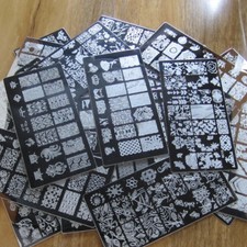 NAIL STAMPING PLATE / LACE STENCIL TEMPLATE / IMAGE PLATES / FLOWERS / BUTTERFLY