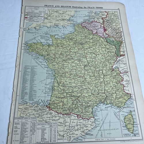 1928 map france belgium - 1928,