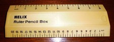 Vintage helix ruler plastic - helix,