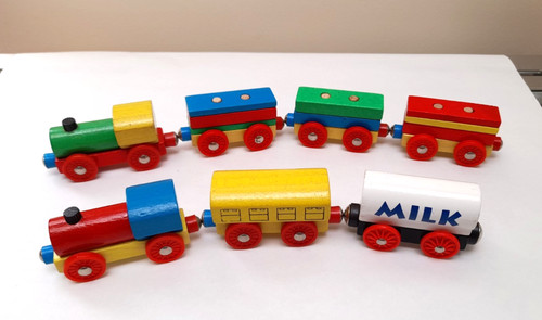 Vintage elc wooden - elc, train
