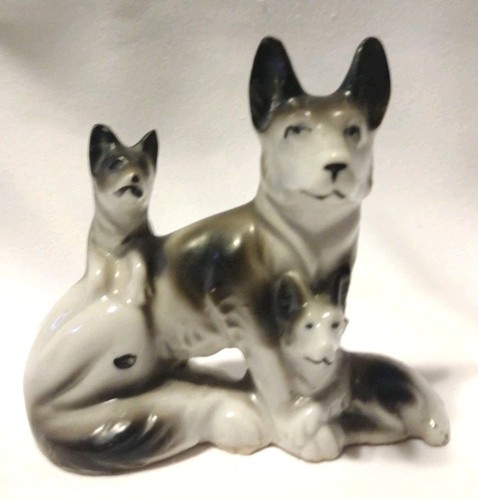 Vintage german shepherd wolf - german,