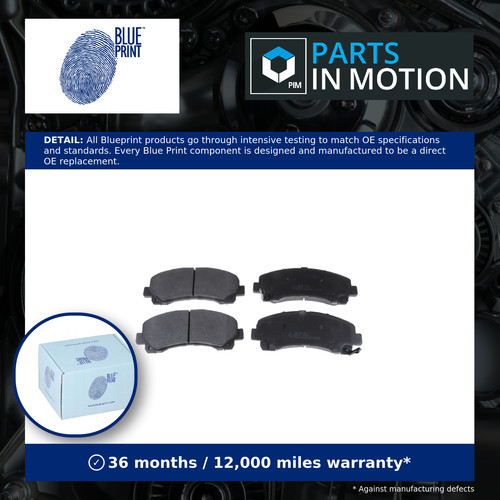 Brake pads set - set, fits