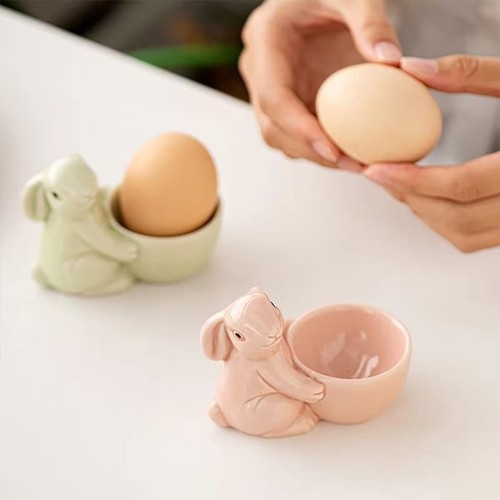 Creative ceramic egg - ceramic, cup