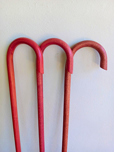 Handmade wooden walking cane - handmade,