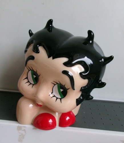 Betty boop ceramic bust - bust, money