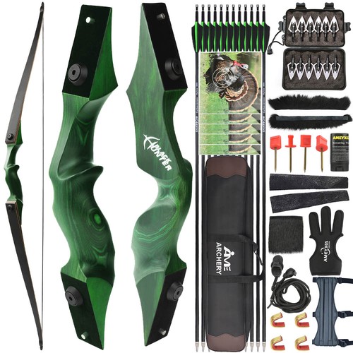 Archery recurve bow - bow, arrow