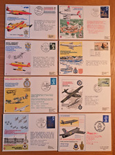 1971 to 1978 GB - 8 x RAF / ANNIVERSARIES / MILITARY / FLIGHT Covers JOB LOT E