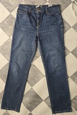 Vintage Ladies Levis 512 Perfectly Slimming Jeans W33" L31" USA 14M Blue #L25