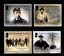 BRITISH ANTARCTIC TERRITORY 2022  SIR ERNEST SHACKLETON CENTENARY  SET OF 4  MNH
