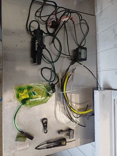Scottoiler system with - e,