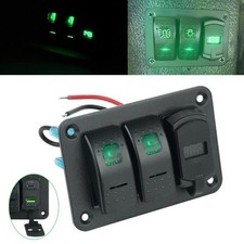 12V/24V 2 Gang Rocker Switch
