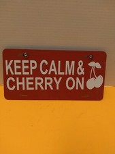 Aluminum license plate keep