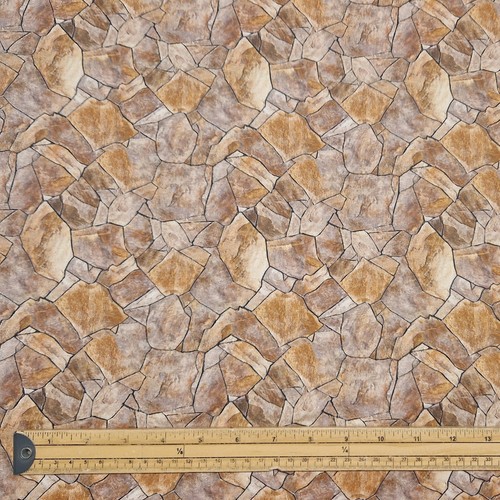 Landscape cotton fabric sea - landscape,