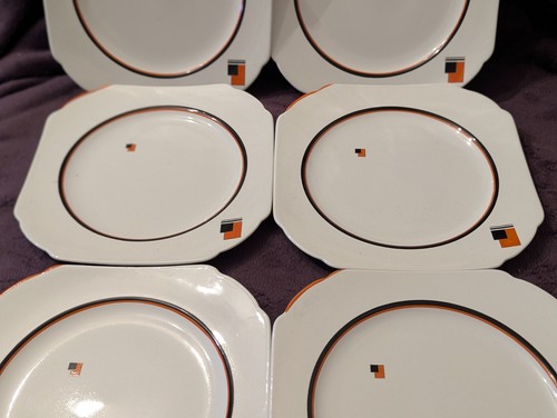 Art deco shelley orange - shelley,