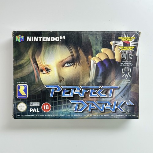 Perfect dark n64 - perfect, boxed