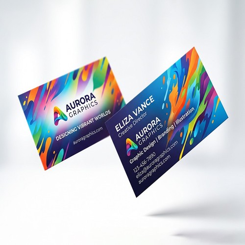 Business cards printed full - business,