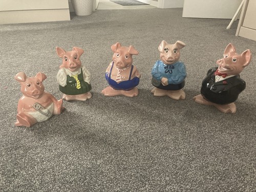 Natwest wade piggy bank - bank, pigs