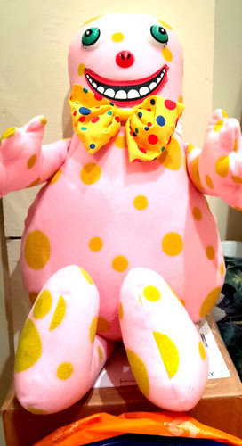 Vintage blobby soft toy - mr,