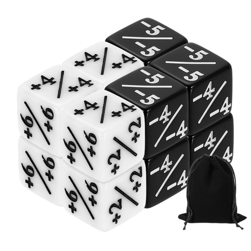 12pcs magic dice counters - 12pcs,