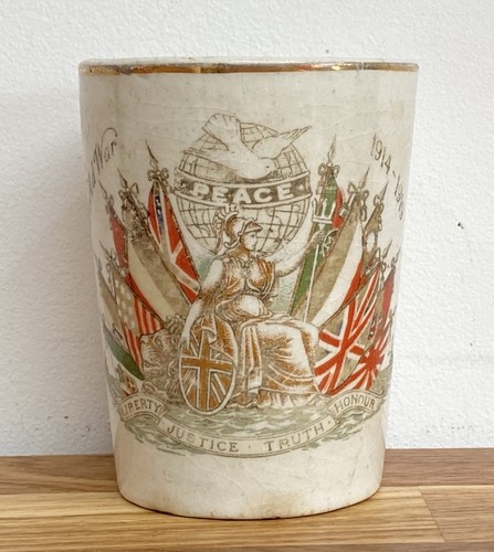 Ww1 peace beaker cup 1914 - peace,