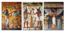 Set of 3 Egyptian Wall Posters