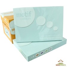 Motif A3 Blue Paper | 80gsm Recycled for Laser, Inkjet, and Copier - 500 Sheets
