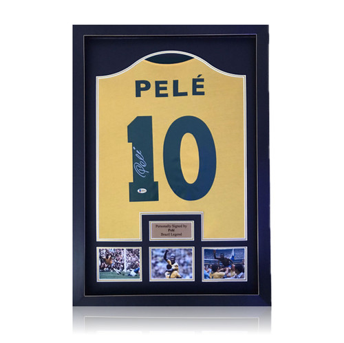 Pele hand signed brazil - pele,