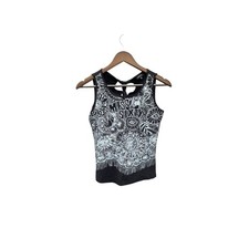 Y2K 00s Miss Sixty Black Open Back Top 
