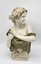 1904 Royal Dux Porcelain Bust