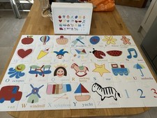 The Little White Company 28 Piece Alphabet Floor Puzzle