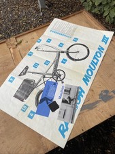 Raleigh Moulton Pull Out Catalogue Poster Vintage Bike Cycling